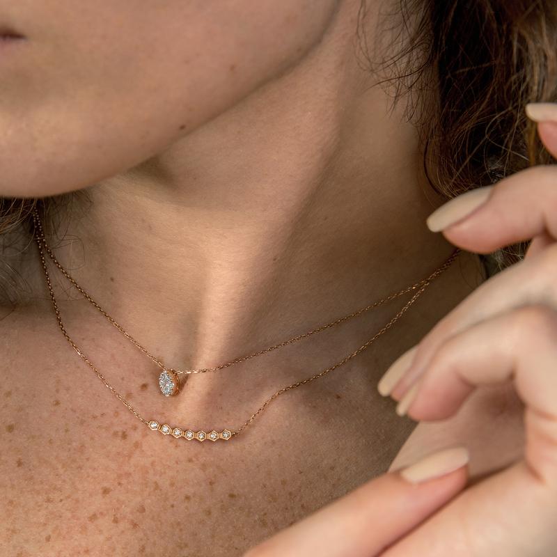 Hexagon Bar Pendant