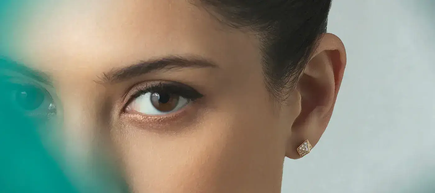 Kefi Jewelry handcrafted diamond earring