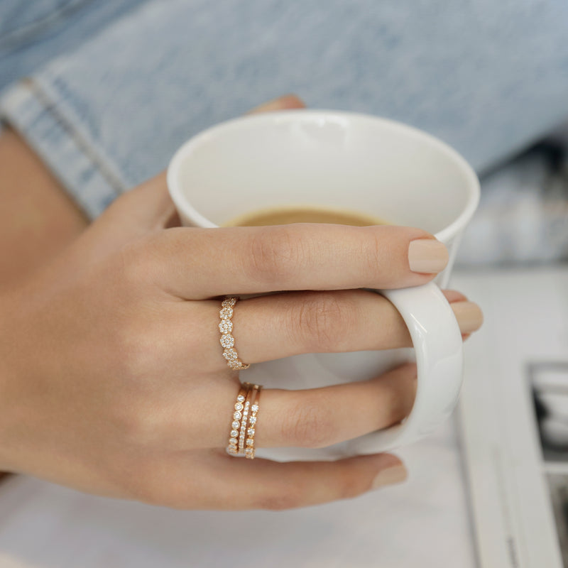 Diamond Fleur Ring