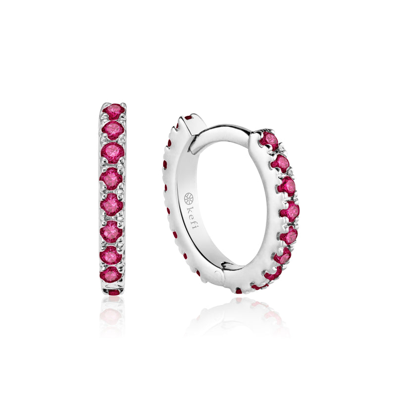 ruby daz earrings