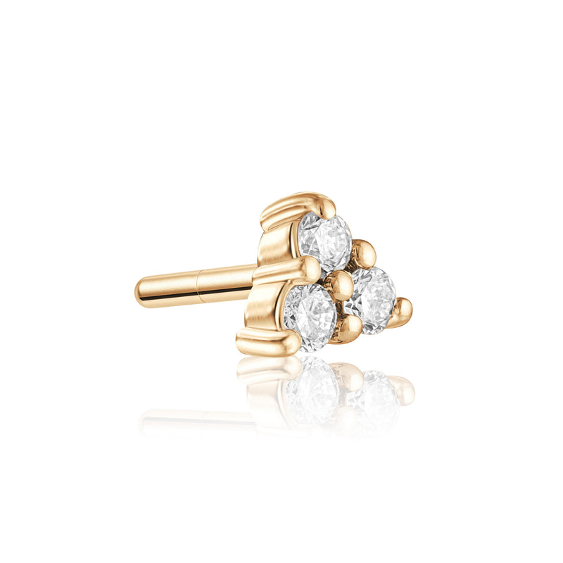 Kefi Jewelry-Esma-Pink Gold-diamond earrings