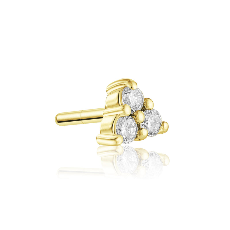 Kefi Jewelry-Esma-Yellow Gold-diamond earrings