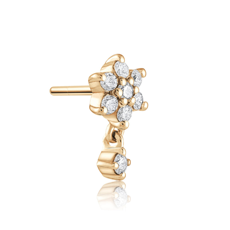 Kefi Jewelry-Marianne-Pink Gold-diamond earrings