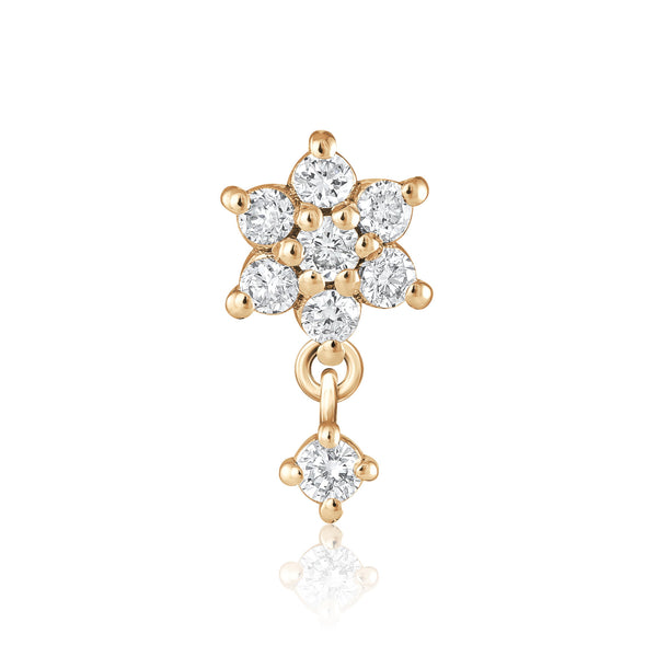 Kefi Jewelry-Marianne-Pink Gold-diamond earrings